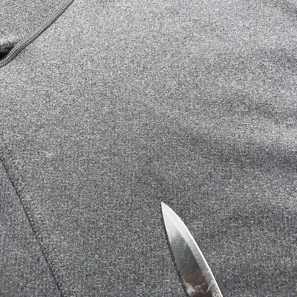 Hylete Jacket Extra Large Gray Hoodie Full Zip Athletic Workout Gym Pocket Mens - Picture 6 of 16